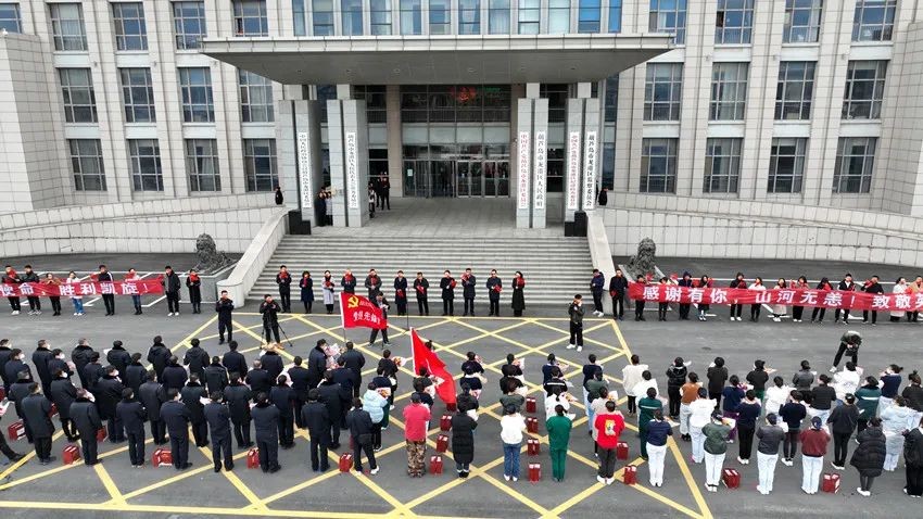 春暖花開，英雄歸來！葫蘆島市第二人民醫(yī)院支援綏中醫(yī)療隊凱旋而歸~(圖3)